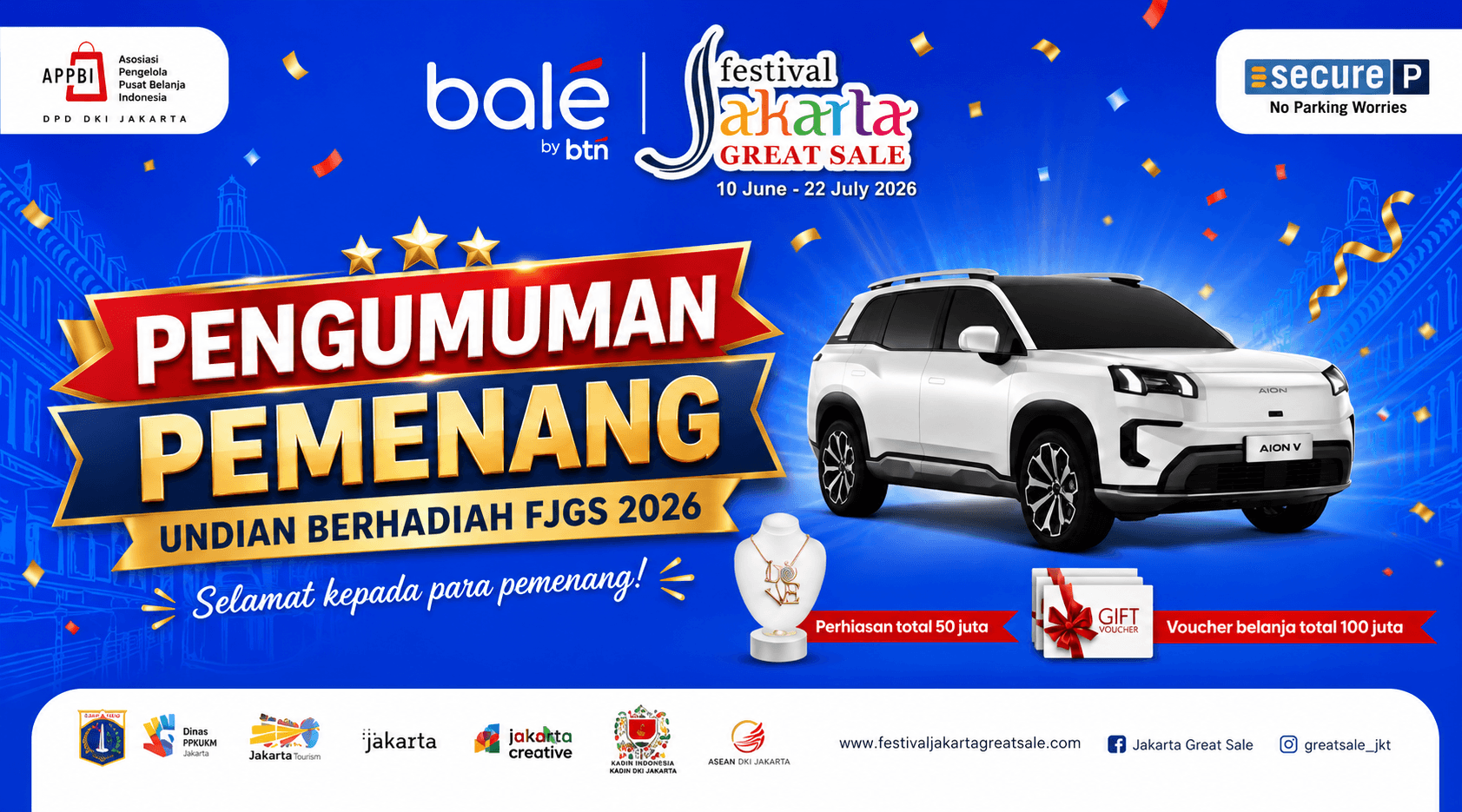 Pengumuman Pemenang Undian Berhadiah e-Shopper Card FJGS 2026