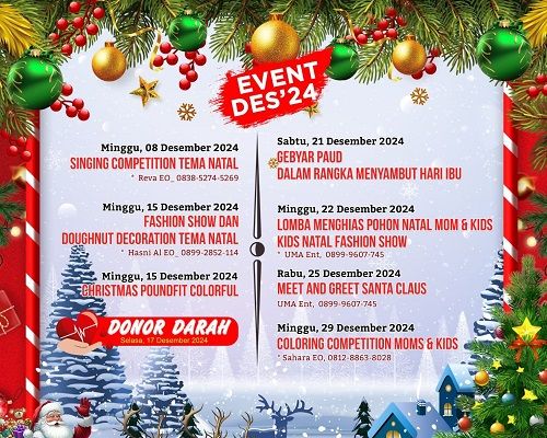 Meriahkan Natal Bersama di Mal Taman Palem